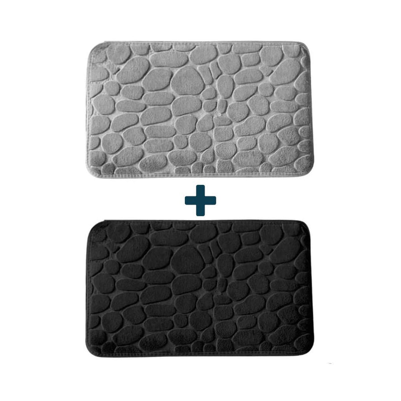 Tapete para Banheiro Antiderrapante Swan Bathroom - Compre 1 Leve 2
