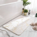 Tapete Antiderrapante Estilo Marmorizado para Banheiro - Swan Bathroom